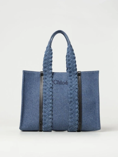 Chloé Tote Bags  Woman Colour Blue