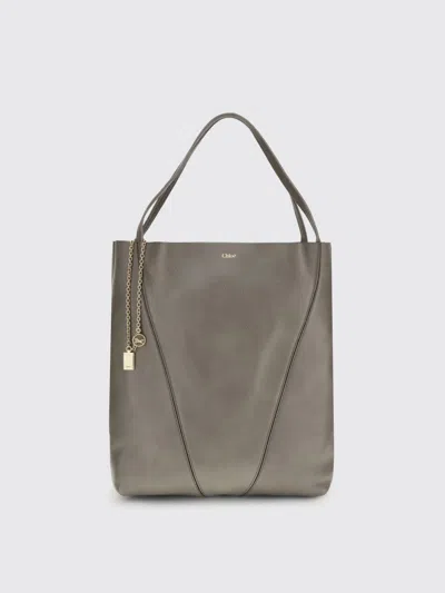 Chloé Tote Bags  Woman Color Grey In Gray