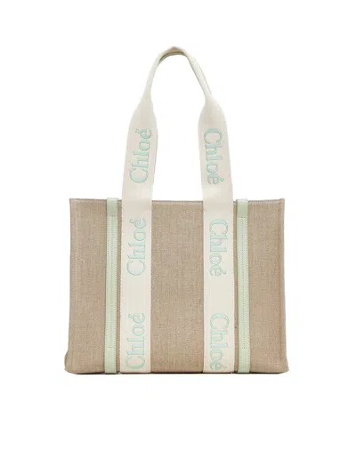 Chloé Tote In Beige