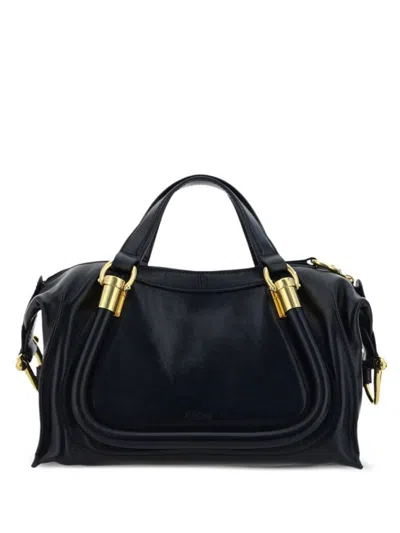 Chloé Paraty 24 Shoulder Bag In Black