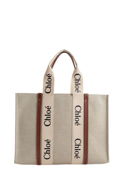 Chloé Totes Bag In Neutrals