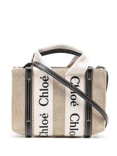 Chloé Woody Bag Bags In White