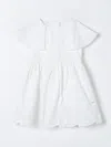 CHLOÉ DRESS CHLOÉ KIDS COLOR WHITE,F51636001