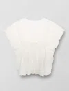 Chloé Ruffle-detailing Organic Cotton Dress In White