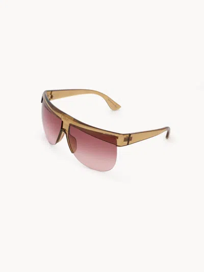 Chloé Transparent Green/burgundy
