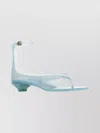 Chloé Chloe Women Pastel Light-blue Tpu Chloe Jelly Thong Sandals In Blue