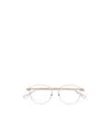 Chloé Transparent Round Frame Glasses In White