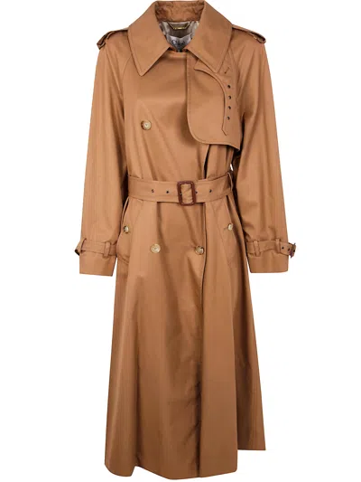 Chloé Trench Coat In Brown