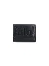 Chloé Logo Embossed Cardholder Wallets