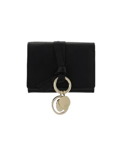 CHLOÉ CHLOE ALPHABET TRI-FOLD COMPACT WALLET