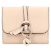Chloé Tri-fold Wallet Alphabet Beige