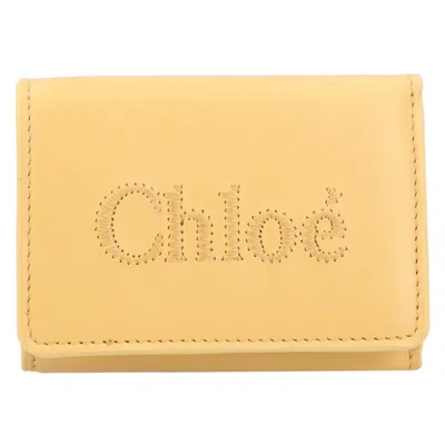 Chloé Tri-fold Wallet Sense Yellow