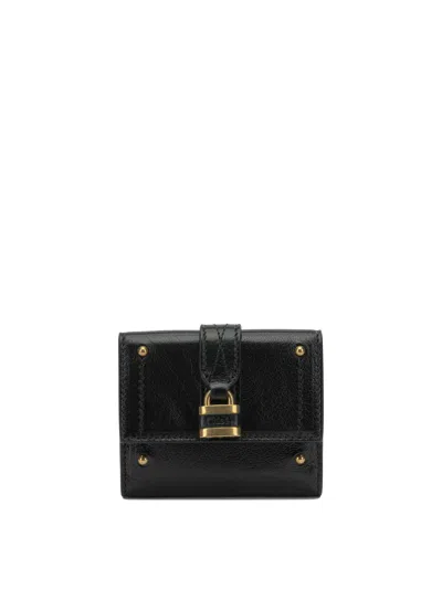 Chloé Trifold Mini Paddington Wallets & Card Holders Black