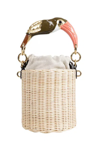 Chloé Tropicus Bucket Bag In Blue