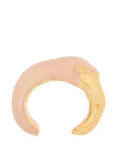 Chloé Tropicus Flamingo-head Bracelet In Orange