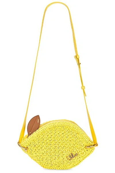 Chloé Tropicus Lemon Shoulder Bag In Black