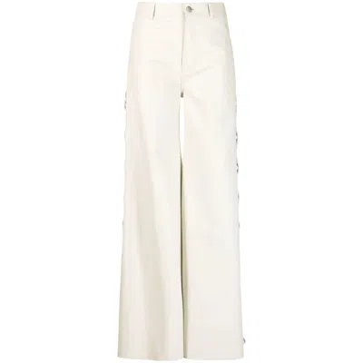 CHLOÉ CHLOÉ  TROUSERS - HIGH-WAISTED TROUSERS WOMEN