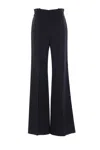 Chloé Women Wool Flare Pants In Black