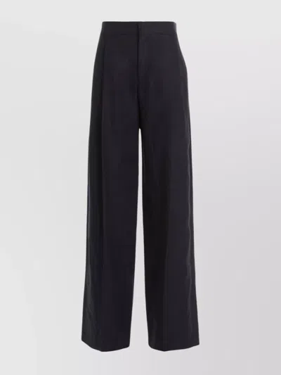 CHLOÉ TROUSERS LINEN FRONT PLEATS