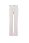 Chloé Embellished Mid-rise Straight-leg Jeans In White