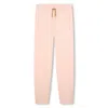 Chloé Girl's Striped Trim Knit Trousers In Pink