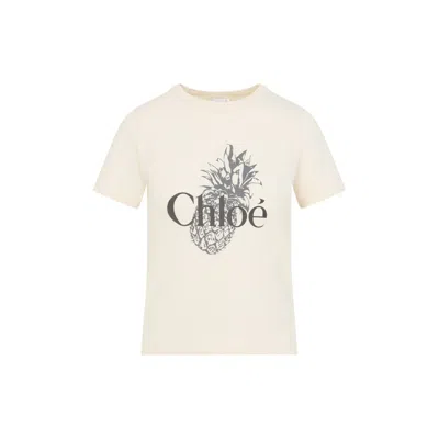 Chloé Tshirt In Neutral