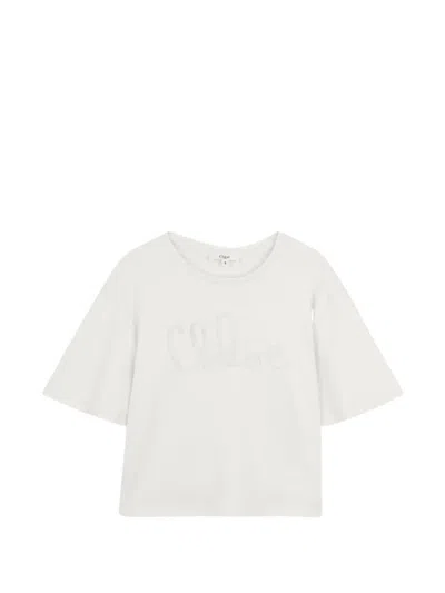Chloé Kids' T-shirt In White