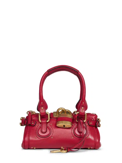 Chloé Tulip Red Paddington Small Handbag