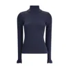 Chloé Turtleneck Sweater In Blue