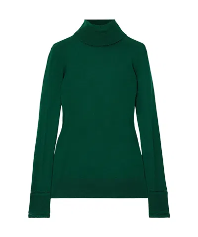 Chloé Turtleneck Sweater In Green