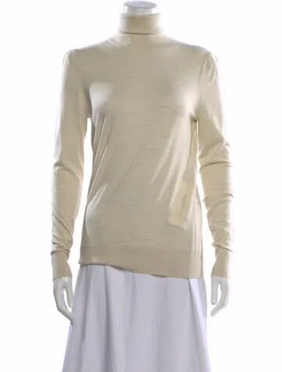 Pre-owned Chloé Turtleneck Sweater In Neutral