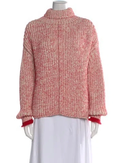 Pre-owned Chloé Turtleneck Sweater In Pink