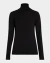Chloé Turtleneck Wool Sweater In Black