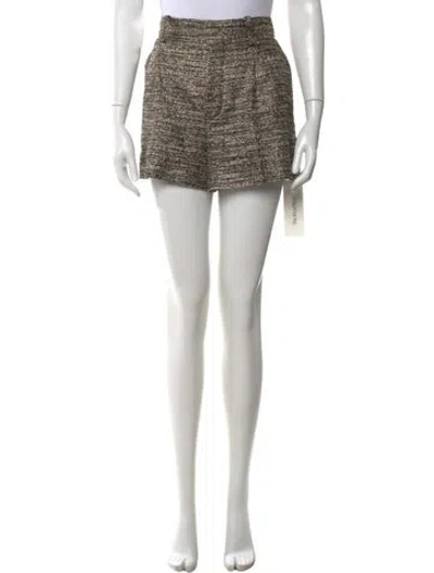 Pre-owned Chloé Tweed Pattern Mini Shorts