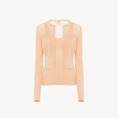 Chloé Twin Set In Cotton Knit
