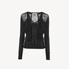 Chloé Twin Set In Cotton Knit Black Size S 100% Cotton, Pinctada Maxima, Farmed, Coo Australia In Black
