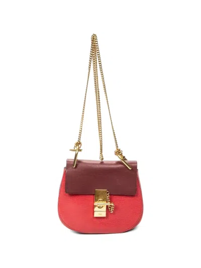 Pre-owned Chloé Twist-lock-fastening Shoulder Bag In Red
