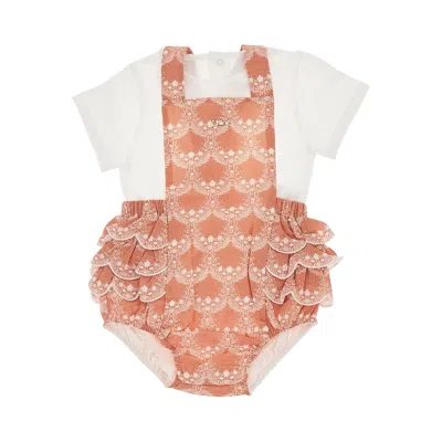 Chloé Two-piece Cotton Baby Set Kids In Multi