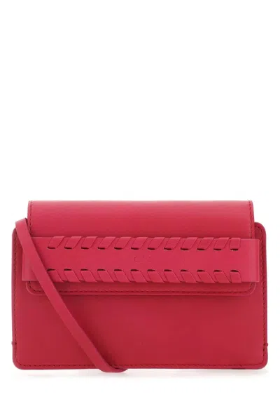Chloé Tyrian Purple Leather Mony Crossbody Bag