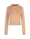 CHLOÉ ULTIMATE NUDE COTTON AND CASHMERE PULLOVER