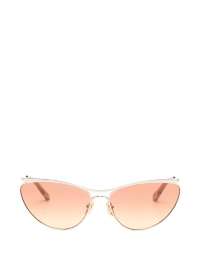 Chloé Chloè Uma 太阳镜 In Gold