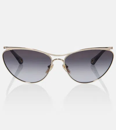 Chloé Uma Cat-eye Sunglasses In Brown