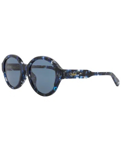 Chloé Unisex 53mm Sunglasses In Blue