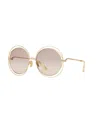 Chloé Womens Gold Ch0045s Round-frame Metal Sunglasses In Gold Shiny
