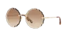 Chloé Unisex Sunglasses, Ch0047s In Brown Grad