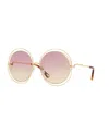 Chloé Unisex Sunglasses, Ch0045s In Gold Pink