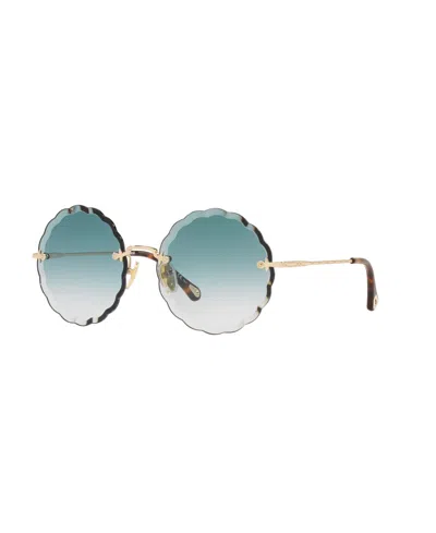 Chloé Unisex Sunglasses, Ch0047s In Blue Gradient