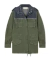 Chloé Utilitarian Safari Cotton Jacket In Green
