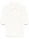 Chloé Utility-style Polo Shirt In Nude
