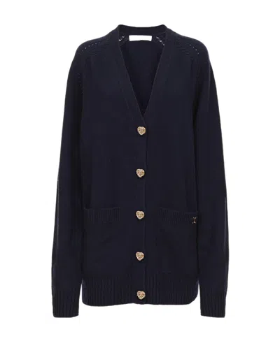 Chloé V-neck Long-sleeved Sweater